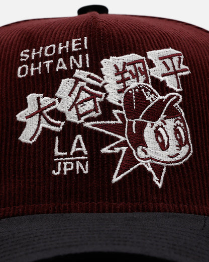 New Era Los Angeles Dodgers 'Certified Lover 2.0' Ohtani 9FORTY A-Frame Snapback Maroon
