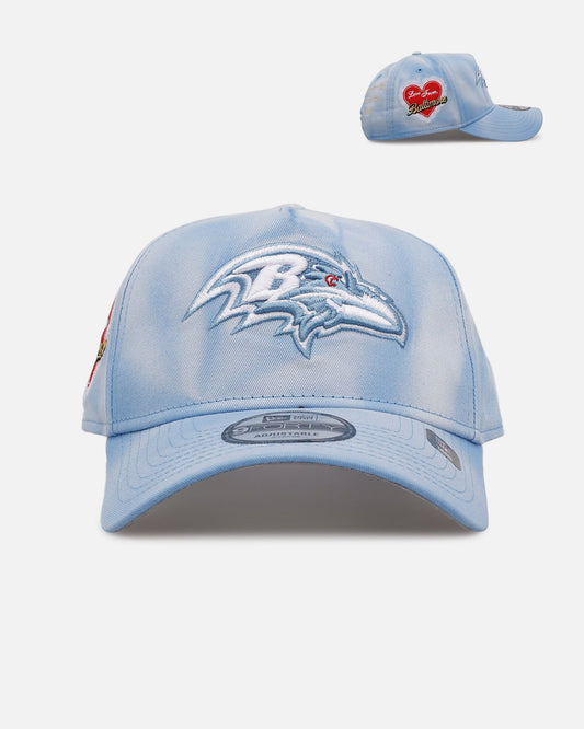 New Era Baltimore Ravens 'Hopeless Romantic' 9FORTY A-Frame Snapback Sky Blue