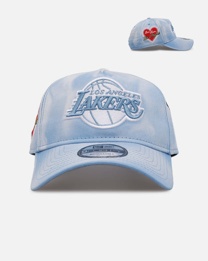 New Era Los Angeles Lakers 'Hopeless Romantic' 9FORTY A-Frame Snapback Sky Blue