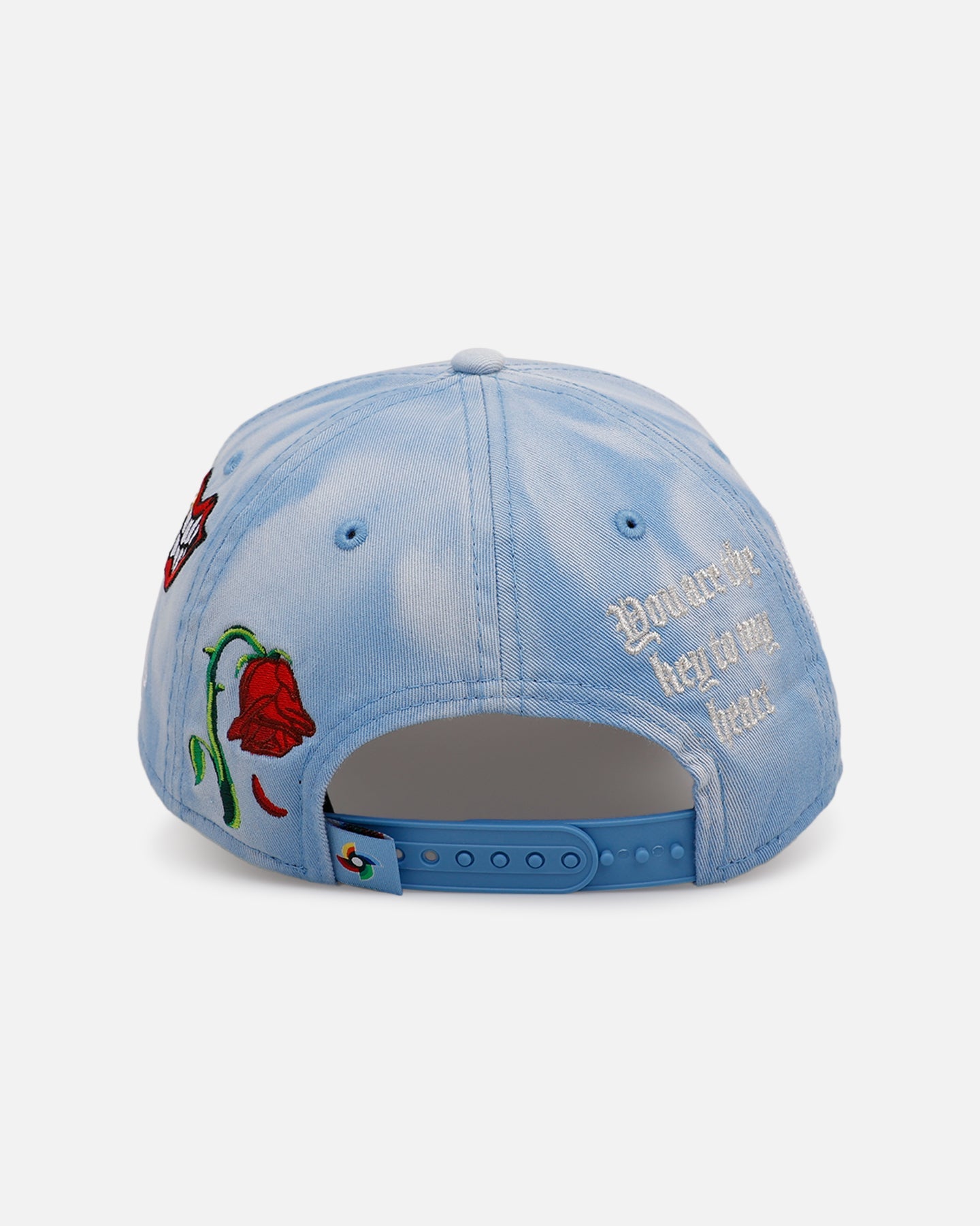 New Era Mexico National Baseball Team 'Hopeless Romantic' 9FORTY A-Frame Snapback Sky Blue
