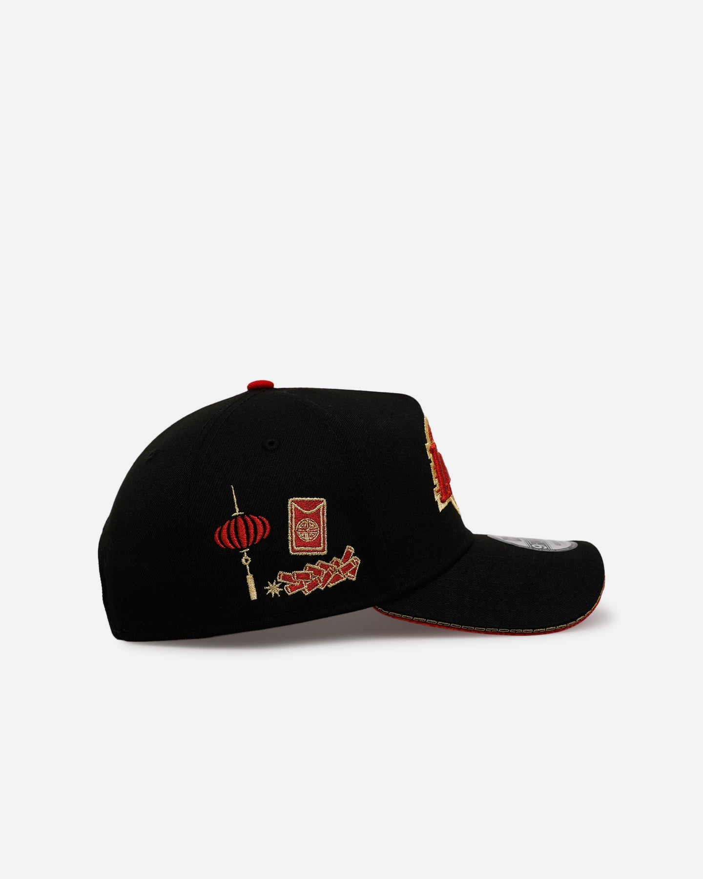 New Era Los Angeles Lakers 'Longevity' 9FORTY A-Frame Snapback Black/Red
