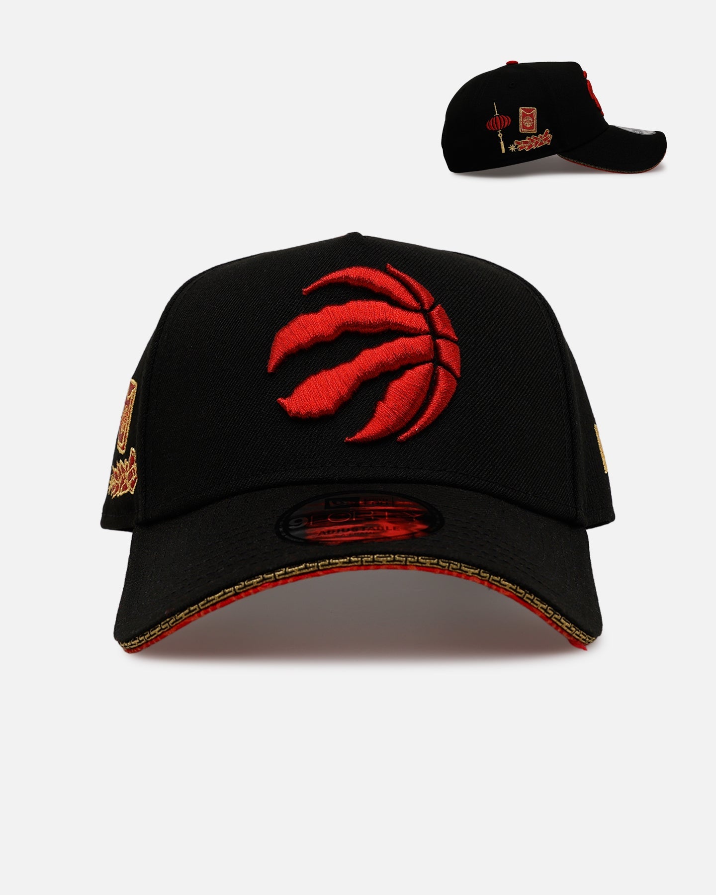 New Era Toronto Raptors 'Longevity' 9FORTY A-Frame Snapback Black/Red