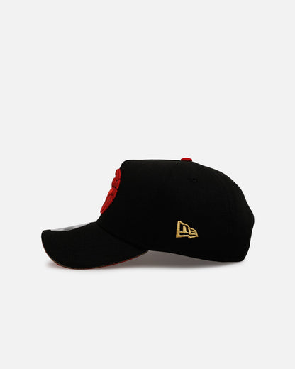 New Era Toronto Raptors 'Longevity' 9FORTY A-Frame Snapback Black/Red