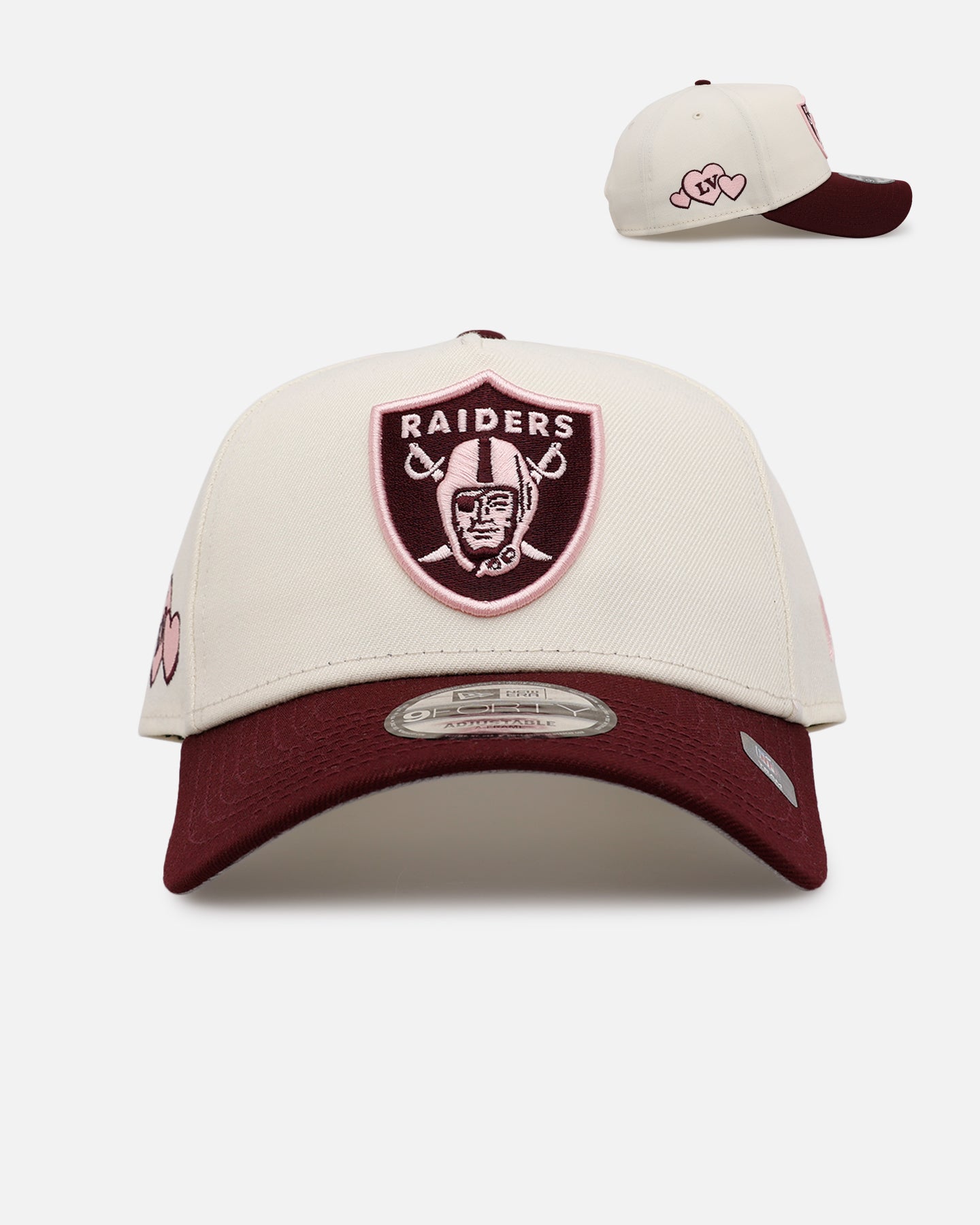 New Era Las Vegas Raiders 'Lover's Club 2.0' 9FORTY A-Frame Snapback Chrome