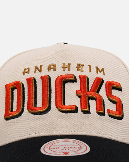Mitchell & Ness Anaheim Ducks 'Ducks Variety Pack' Pro Pinch Snapback Natural/Black