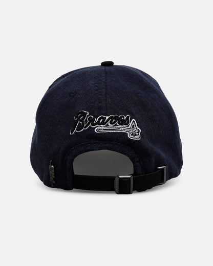 Pro Standard Atlanta Braves 'Polished Hardware' Pro Pinch Strapback Navy