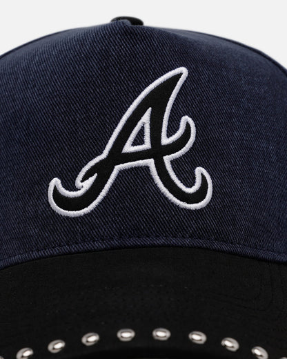 Pro Standard Atlanta Braves 'Polished Hardware' Pro Pinch Strapback Navy