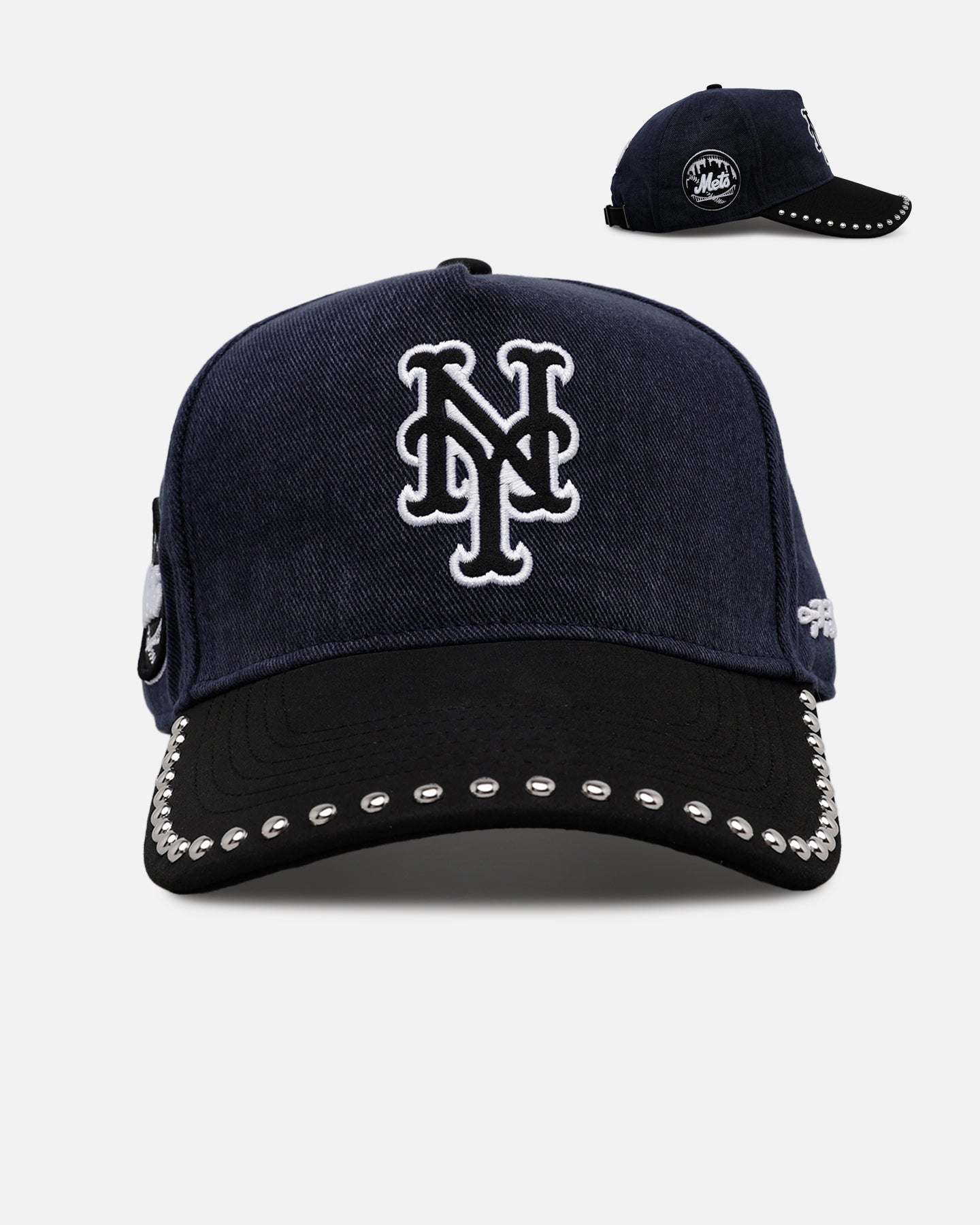 Pro Standard New York Mets 'Polished Hardware' Pro Pinch Strapback Navy