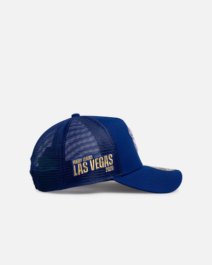 New Era  Canterbury-Bankstown Bulldogs 'NRL Vegas Round 2026' 9FORTY A-Frame Trucker Snapback Official Team Colour