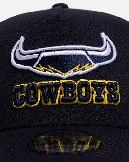 New Era North Queensland Cowboys 'NRL Vegas Round 2026' 9FORTY A-Frame Trucker Snapback Official Team Colour