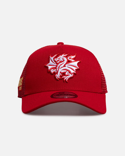New Era St. George Illawarra Dragons 'NRL Vegas Round 2026' 9FORTY A-Frame Trucker Snapback Official Team Colour