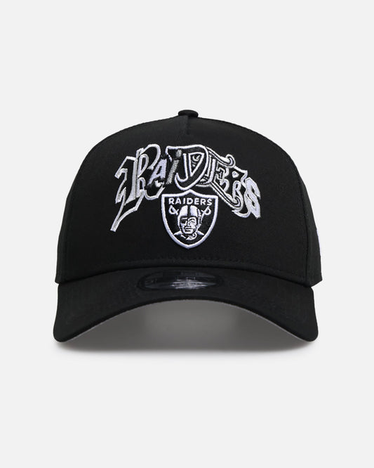 New Era Las Vegas Raiders 'Multi Letter' 9FORTY A-Frame Snapback Black