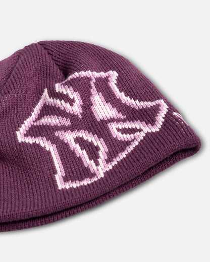 New Era New York Yankees Skully Oversize Beanie Dark Red