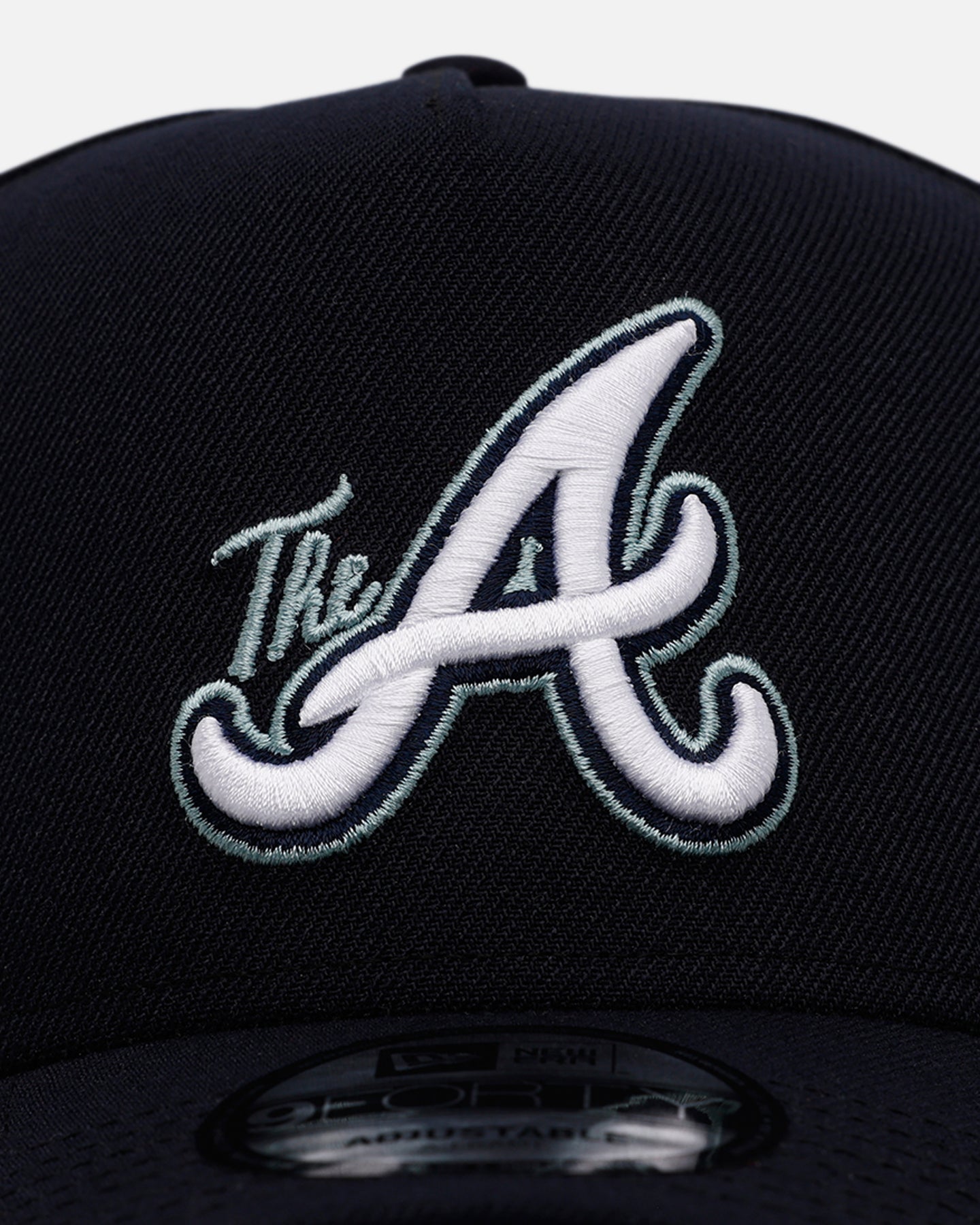 New Era Atlanta Braves 'Midnight Navy' 9FORTY A-Frame Snapback Midnight Navy