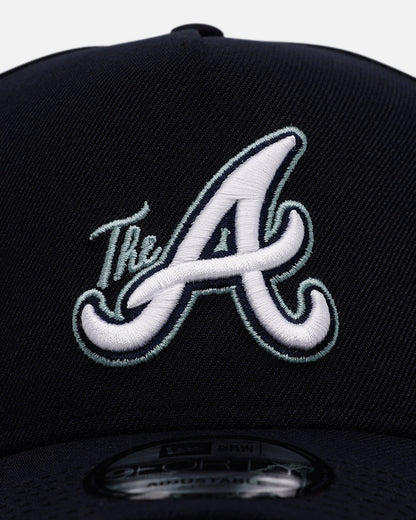 New Era Atlanta Braves 'Midnight Navy' 9FORTY A-Frame Snapback Midnight Navy