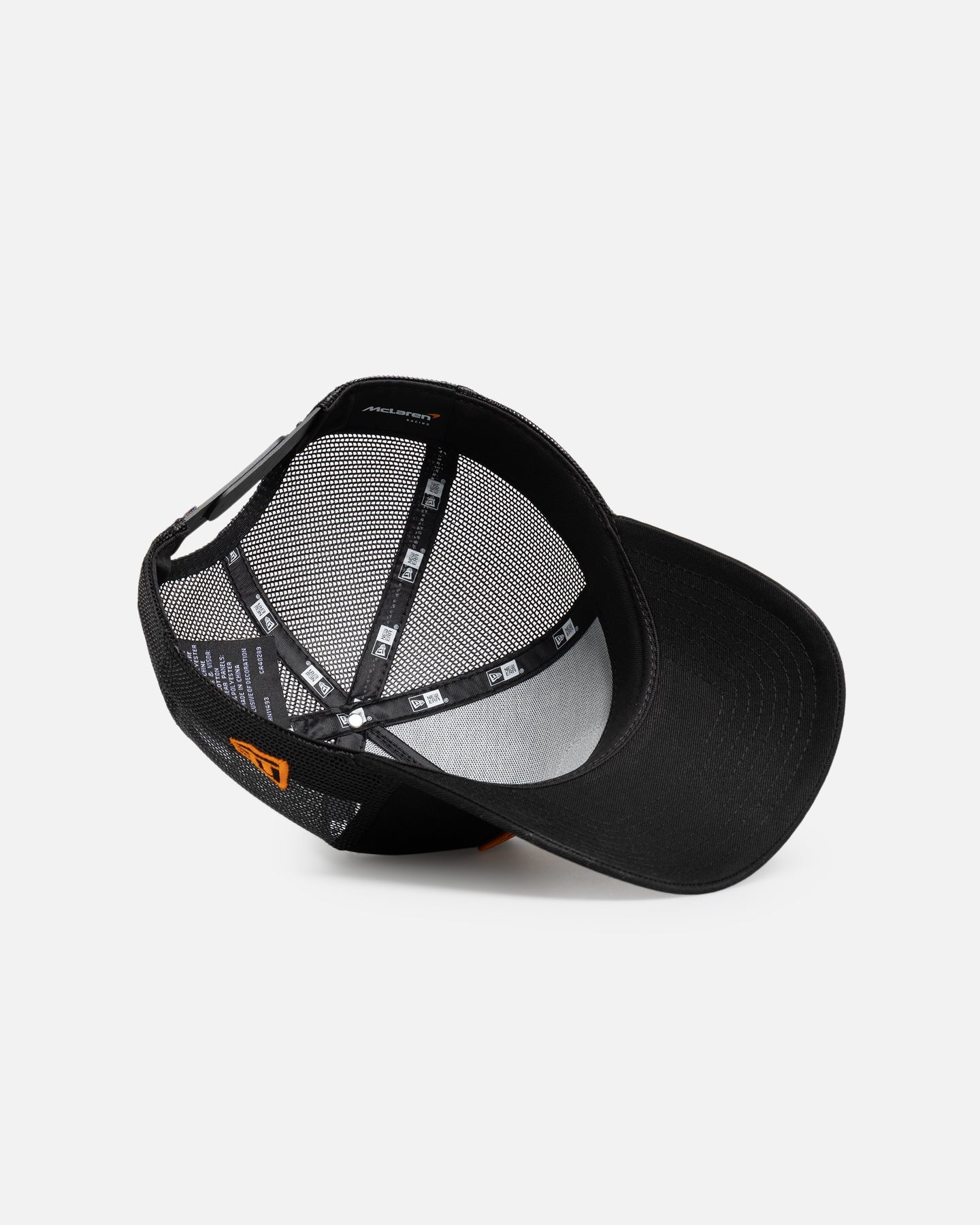 New Era X Mclaren Graphic Patch Trucker A-Frame Snapback Black