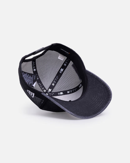 New Era X Mclaren 'Washed' 9FIFTY Trucker Snapback Black
