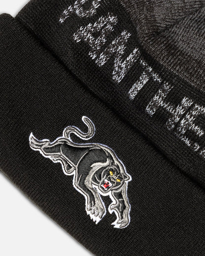 New Era Penrith Panthers 'NRL Ombre Marle' Knitted Beanie Official Team Colour