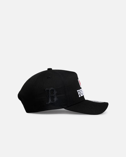 New Era Boston Red Sox 'Lovers' 9FORTY A-Frame Snapback Black