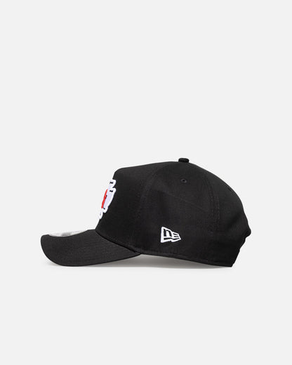 New Era Kansas City Chiefs 'Upside Down Logo' 9FORTY A-Frame Snapback Black/Official Team Color