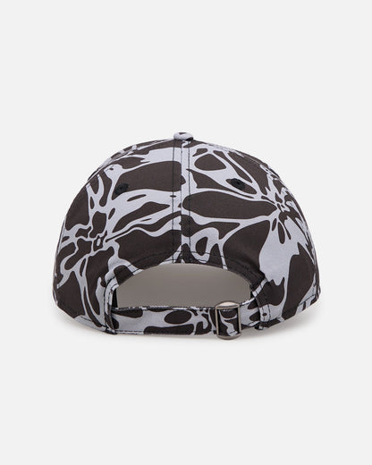 New Era Atlanta Braves 'Brushed Cotton' 19TWENTY Strapback Black/Light Blue