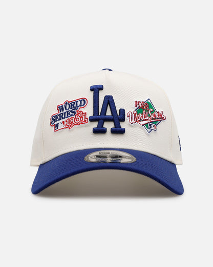 New Era Los Angeles Dodgers 'World Series Logo' 9FORTY A-Frame Snapback Chrome