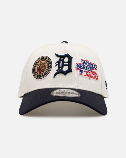 New Era Detroit Tigers 'World Series Logo' 9FORTY A-Frame Snapback Chrome