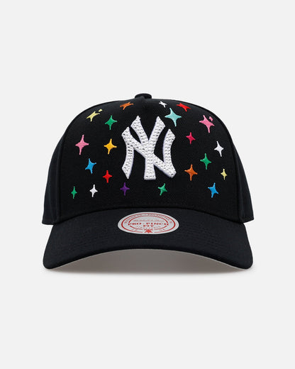 Mitchell & Ness New York Yankees 'Rhinestone Luxury' Pro Pinch Snapback Black