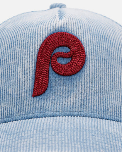 Mitchell & Ness Philadelphia Phillies 'Dusty Cord' Pro Pinch Snapback Light Blue