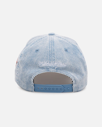 Mitchell & Ness Detroit Tigers 'Dusty Cord' Pro Pinch Snapback Light Blue