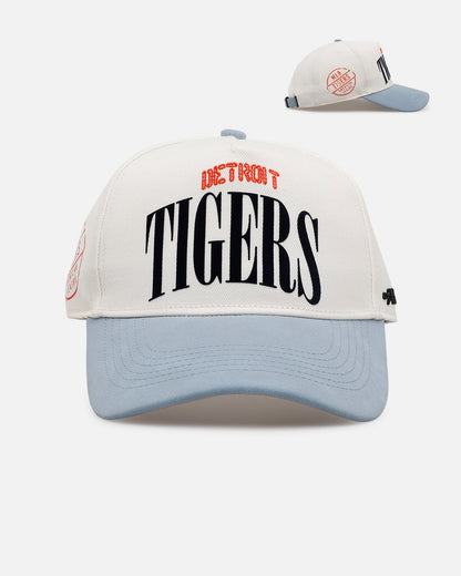 Pro Standard Detroit Tigers 'Stamped' Pro Pinch Strapback Eggshell