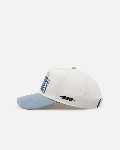 Pro Standard Los Angeles Dodgers 'Stamped' Pro Pinch Strapback Eggshell