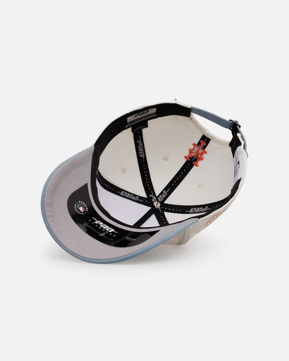 Pro Standard New York Mets 'Stamped' Pro Pinch Strapback Eggshell