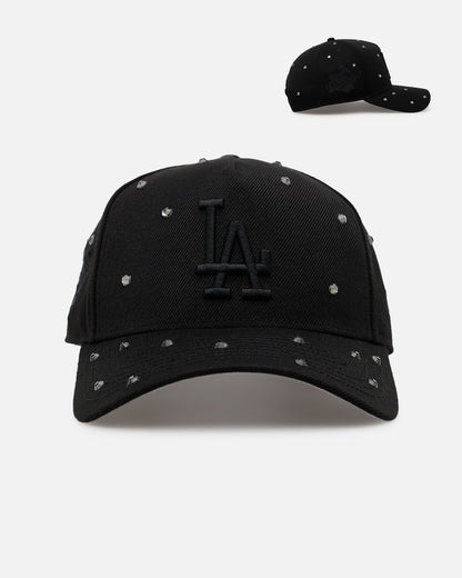 New Era Los Angeles Dodgers 'All Black Embellishment' 9FORTY A-Frame Snapback Black/Black