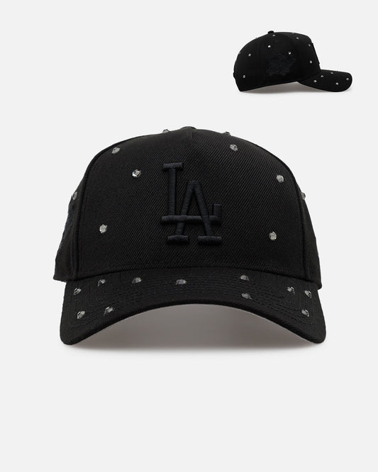 New Era Los Angeles Dodgers 'All Black Embellishment' 9FORTY A-Frame Snapback Black/Black