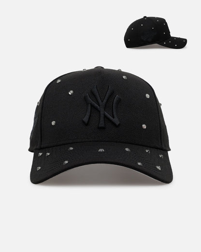 New Era New York Yankees 'All Black Embellishment' 9FORTY A-Frame Snapback Black/Black