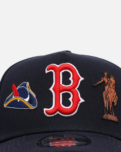 New Era Boston Red Sox 'City Icons' 9FORTY A-Frame Snapback Navy