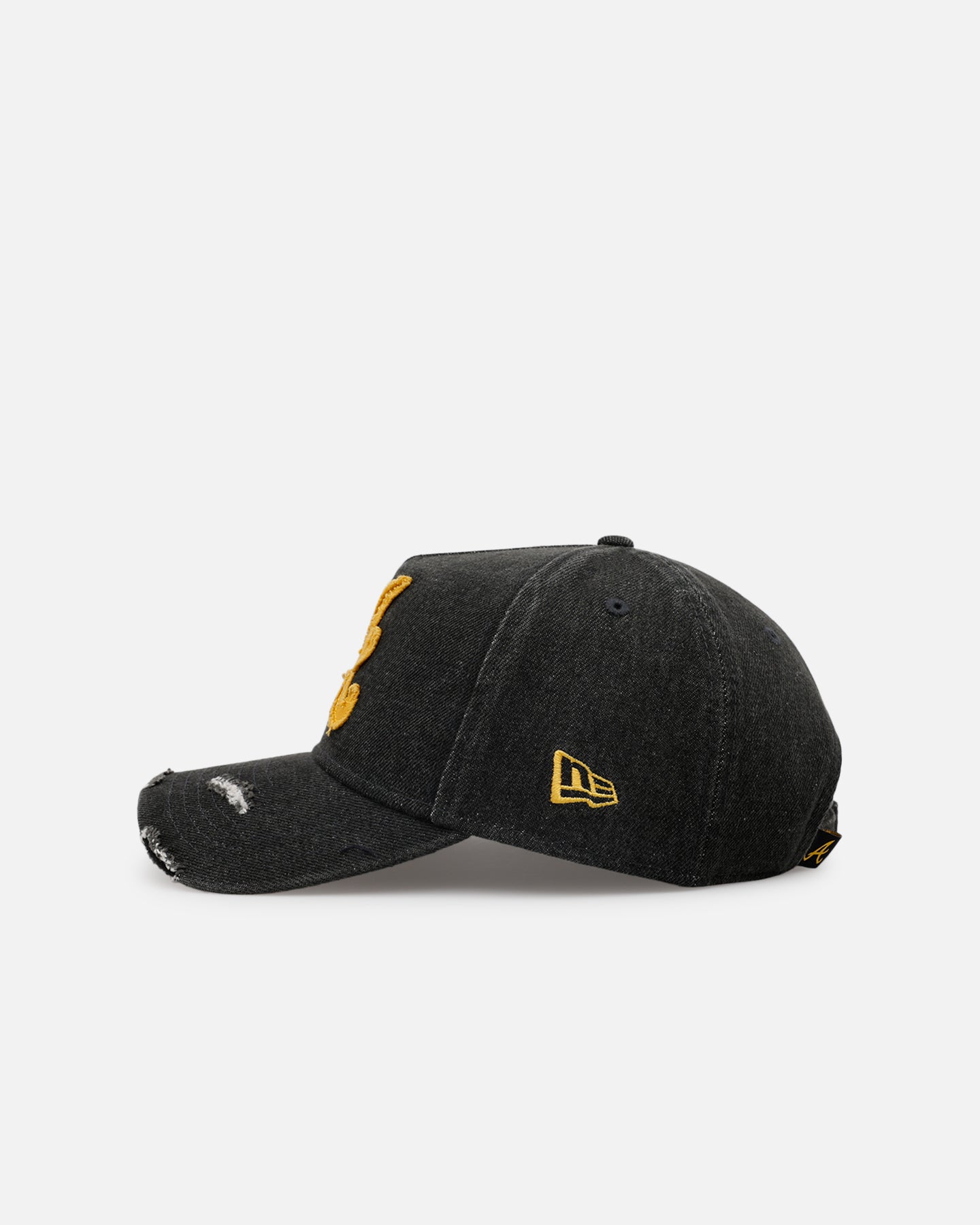 New Era Atlanta Braves 'Denim 2.0' 9FORTY A-Frame Strapback Black