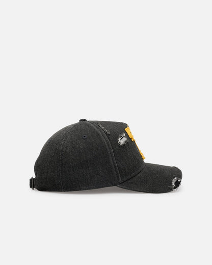New Era Texas Rangers 'Denim 2.0' 9FORTY A-Frame Strapback Black