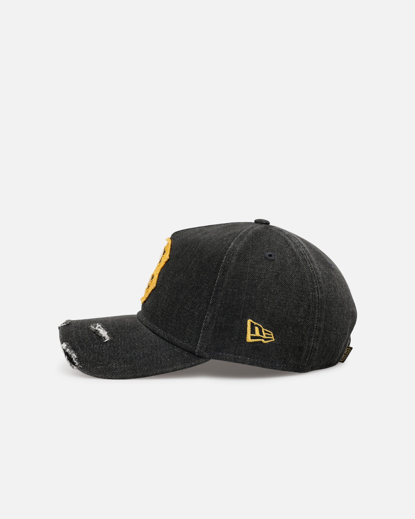 New Era Boston Red Sox 'Denim 2.0' 9FORTY A-Frame Strapback Black