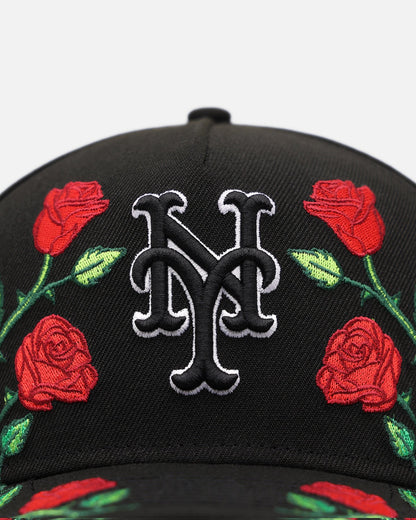 New Era New York Mets 'Garden' 9FORTY A-Frame Snapback Black