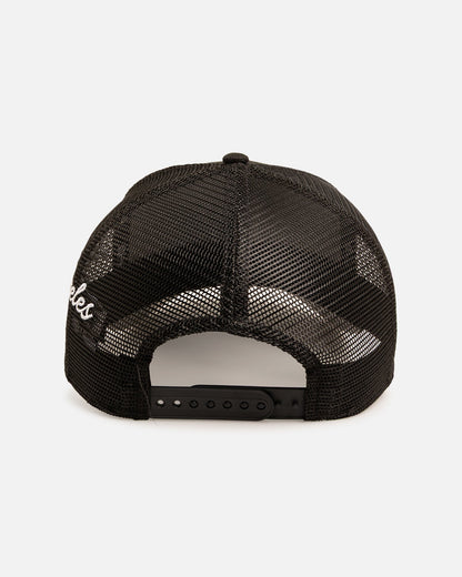 New Era Los Angeles Dodgers 9FORTY A-Frame Trucker Snapback Black