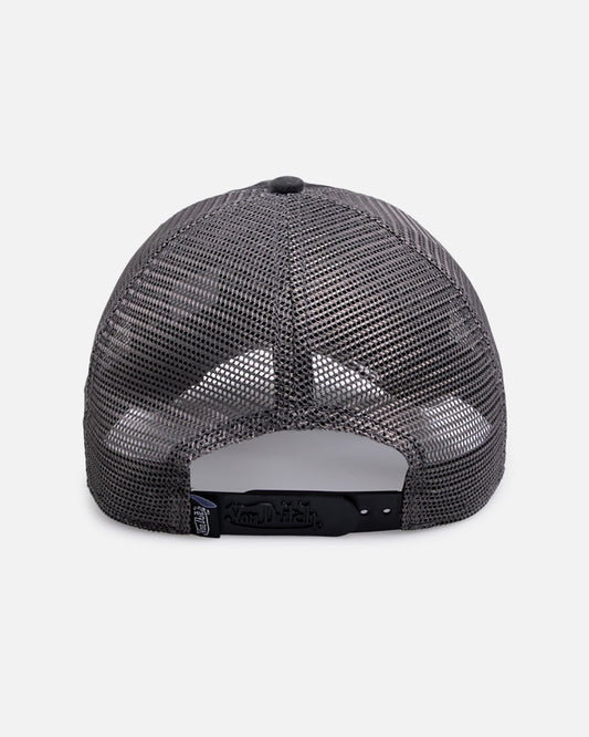 Von Dutch Distressed Old Originals Trucker Snapback Black/Grey