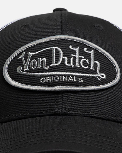 Von Dutch Originals Trucker Snapback Black/White