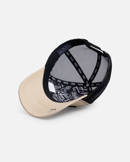 Von Dutch Originals Trucker Snapback Tan/Black