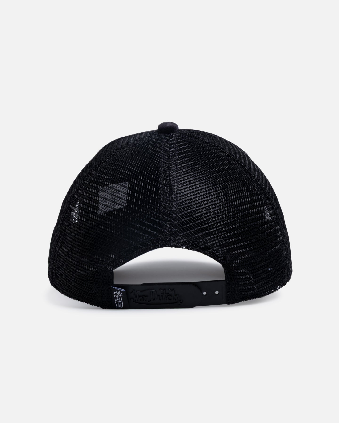 Von Dutch Signature Velvet Trucker Snapback Black