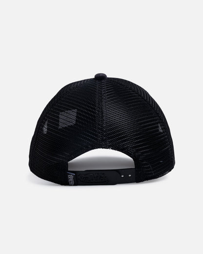Von Dutch Signature Velvet Trucker Snapback Black