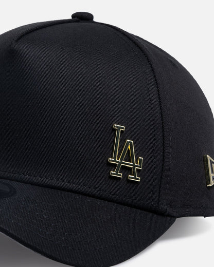New Era Los Angeles Dodgers 'Flawless Gold 10 Year Anniversary' 9FORTY A-Frame Snapback Black