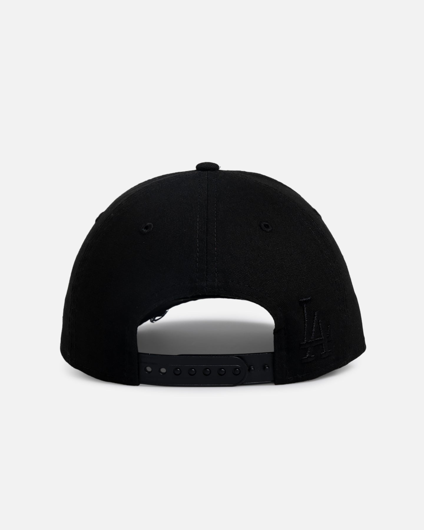 New Era Los Angeles Dodgers 'Applique Distressed' 9FORTY A-Frame Snapback Black/White