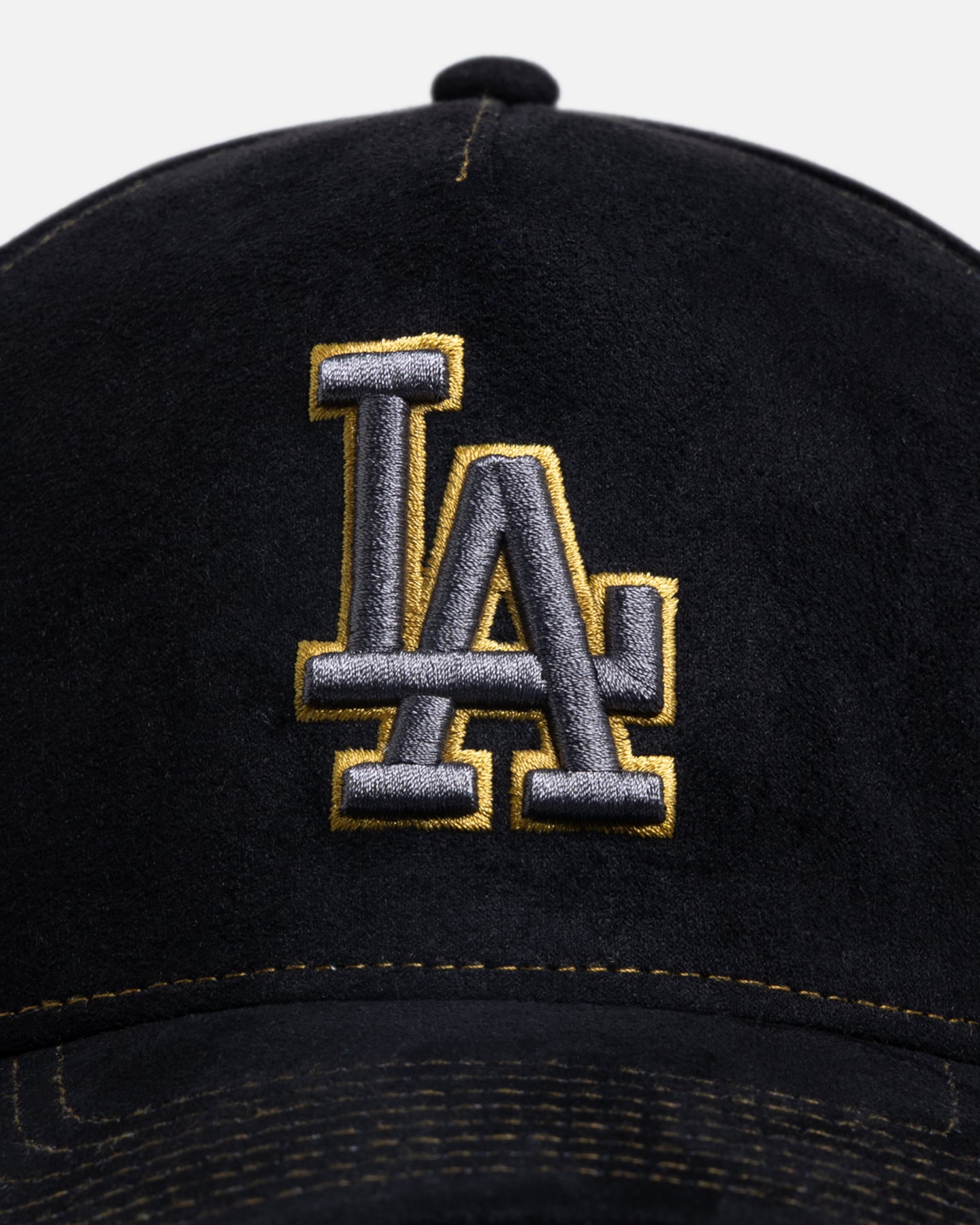 New Era Los Angeles Dodgers 'Statement Suede 10 Year Anniversary' 9FORTY A-Frame Snapback Black Suede